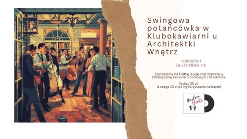 Swingowa Potańcówka w Klubokawiarni u Architektki Wnętrz