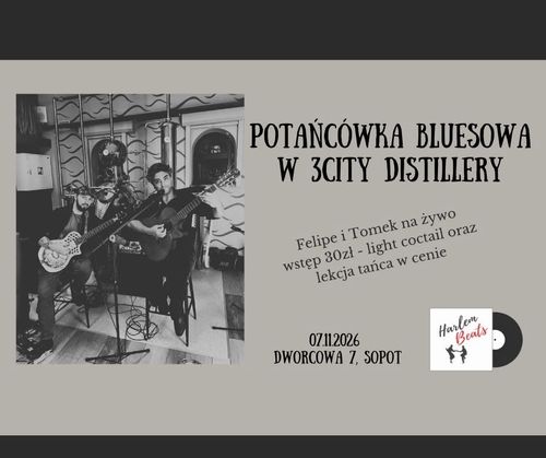 Potańcówka Bluesowa w 3City Distillery (z muzyką na żywo)