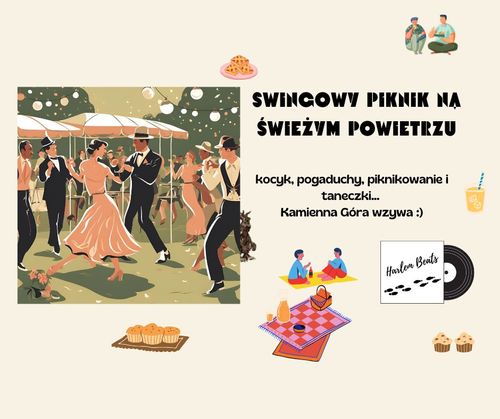 Swingowy piknik na świeżym powietrzu